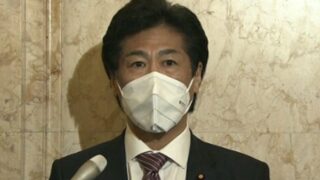 田村大臣　マスク